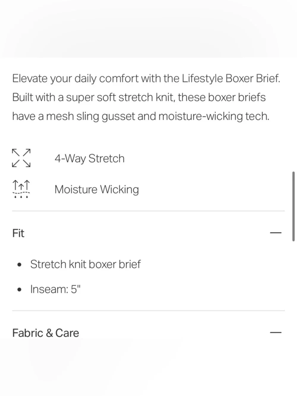 RESTOCK Vuori Men’s “Lifestyle” Boxer Brief 5” Inseam (M)